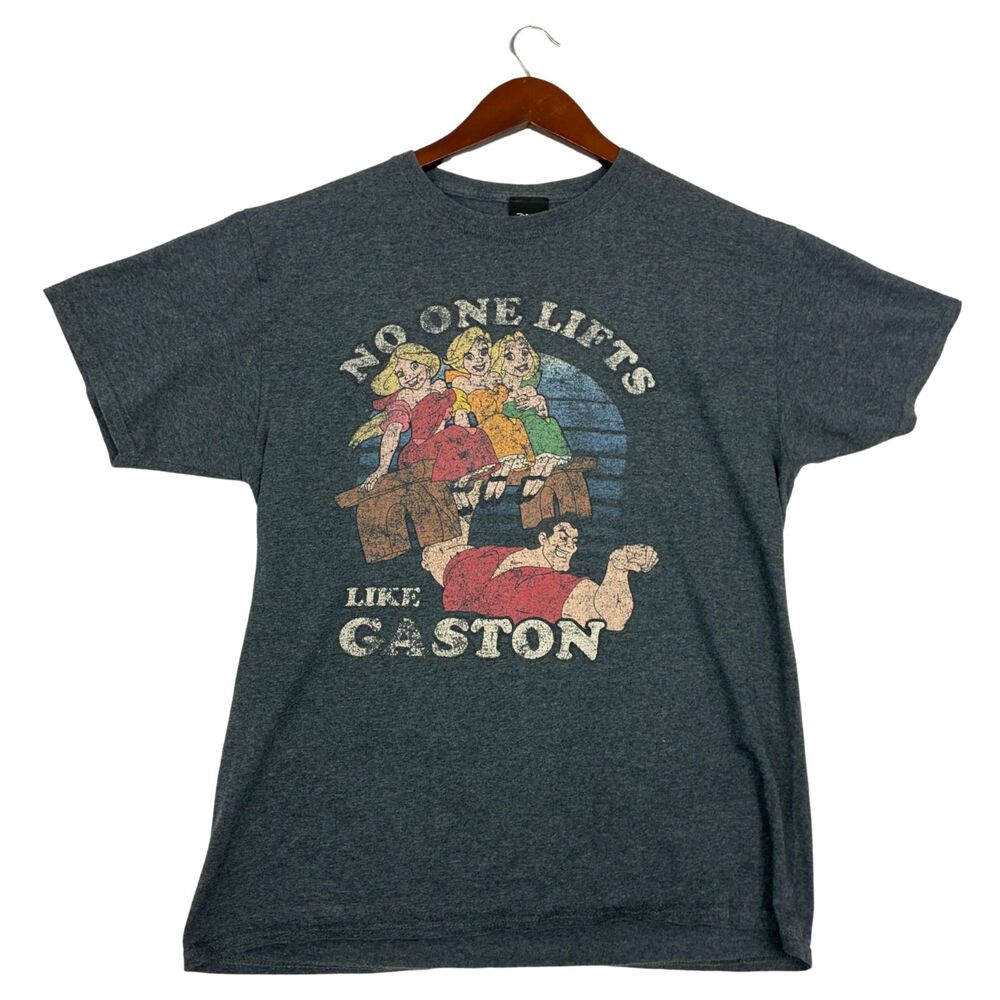 Disney Beauty and the Beast Gaston No One Lifts Like Gaston Graphic T-Shirt